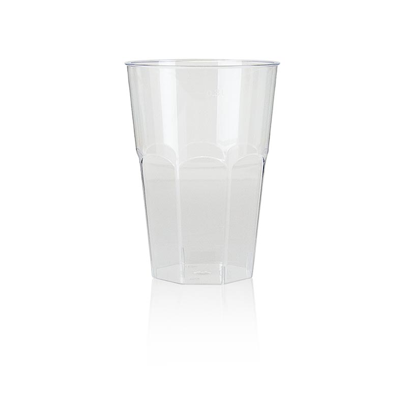 Verres à latte macchiato / caipi jetables, 300ml, 30 pièces - idéal pour les fêtes, les événements et la restauration