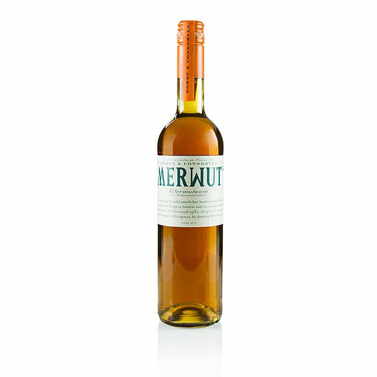 Dorst & consorten MERWUT, Vermouth, 18% vol Allemagne, 750 ml - un délicieux vermouth aromatique d'Allemagne avec une teneur en alcool de 18% dans une bouteille de 750 ml.