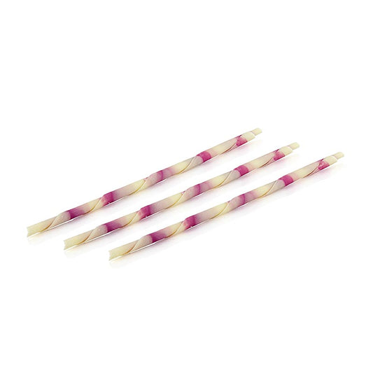 Crayon de chocolat XL marbré rose, 20cm de long, marque Mona Lisa, 900 g, 115 pièces