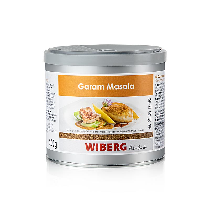 Wiberg Garam Masala, un mélange d'épices traditionnelles indiennes de 200 g