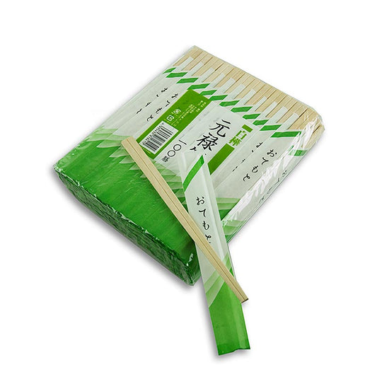 Baguettes à sushi jetables durables en bois, 20 cm de long, paquet de 100 pièces