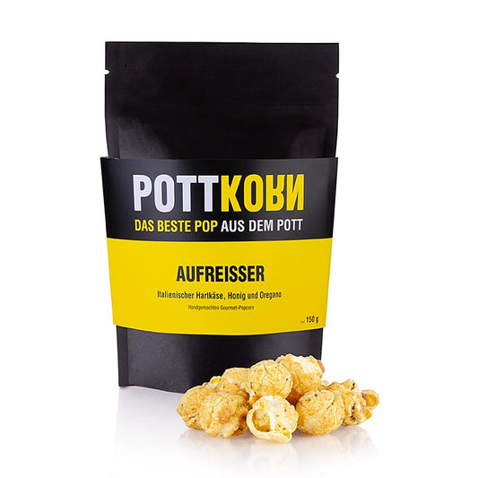 Popcorn croustillant au délicieux fromage à pâte dure, au miel doux et à l'origan épicé, 150g