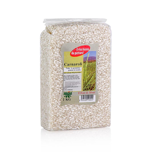 Riz à risotto Carnaroli Superfino de qualité supérieure, Gran Riserva, vieilli pendant 1 an, marque Magisa, paquet de 1 kg