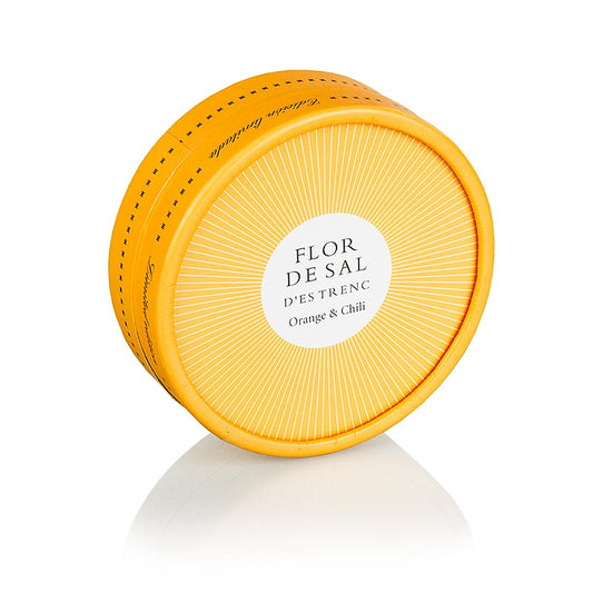 Flor de Sal d'es Trenc Orange & piment de Mallorca 60g Bio, un produit au mélange de saveurs unique
