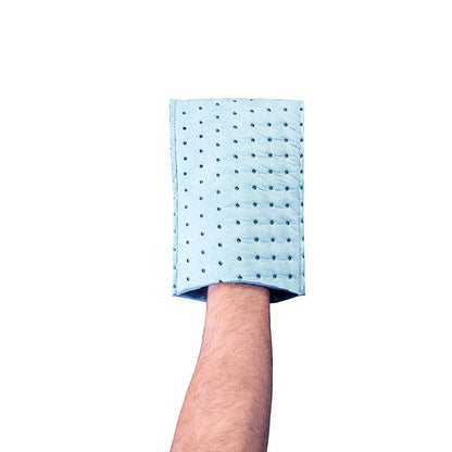 Gant Turbo-Clean pour aspirer l'huile, mangeur de graisse bleu, 10 pièces