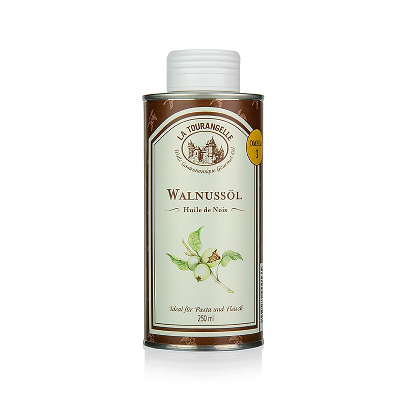 Bouteille de 250 ml d'huile de noix grillées La Tourangelle, idéale pour les salades et la cuisine