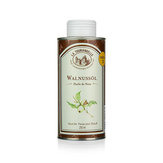 Bouteille de 250 ml d'huile de noix grillées La Tourangelle, idéale pour les salades et la cuisine