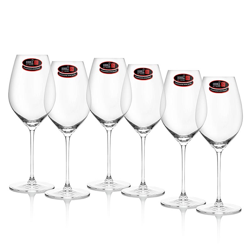 Verre à champagne Riedel Veritas (0449/28) dans un coffret cadeau, lot de 6, magnifiquement conçu et parfait pour déguster du champagne.