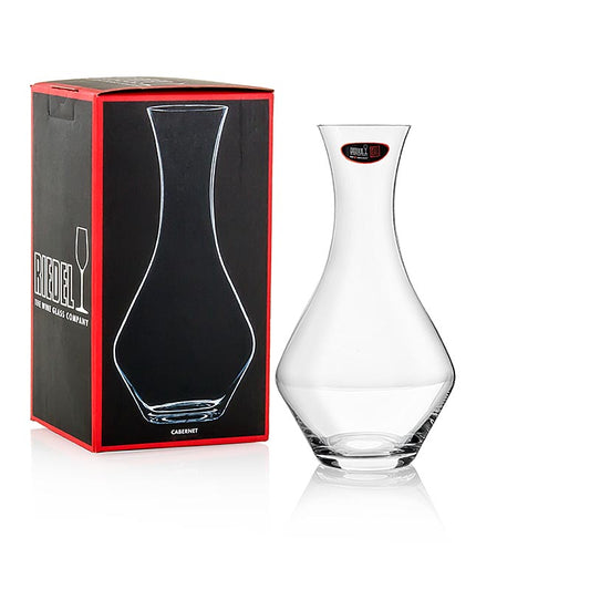 Carafe Riedel transparente conçue pour rehausser la saveur du Cabernet