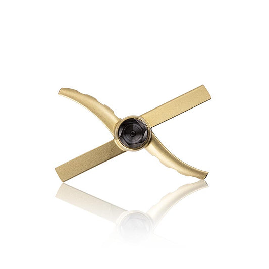 Couteau à pacotille professionnel PACOJET gold PLUS en matériau durci au nitrate de titane (adapté à PJ2 Plus) pour un traitement précis des aliments, 1 unité