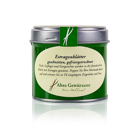 Feuilles d'estragon lyophilisées, Altes Gewürzamt, 10 g - feuilles d'estragon lyophilisées de haute qualité de Altes Gewürzamt dans un emballage de 10 g