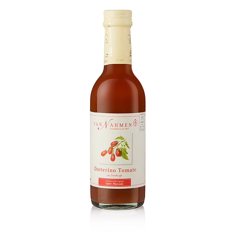 Van Nahmen - Datterino jus de tomate, 100% jus instantané, 250 ml, rafraîchissant et pur jus de tomate de la plus haute qualité