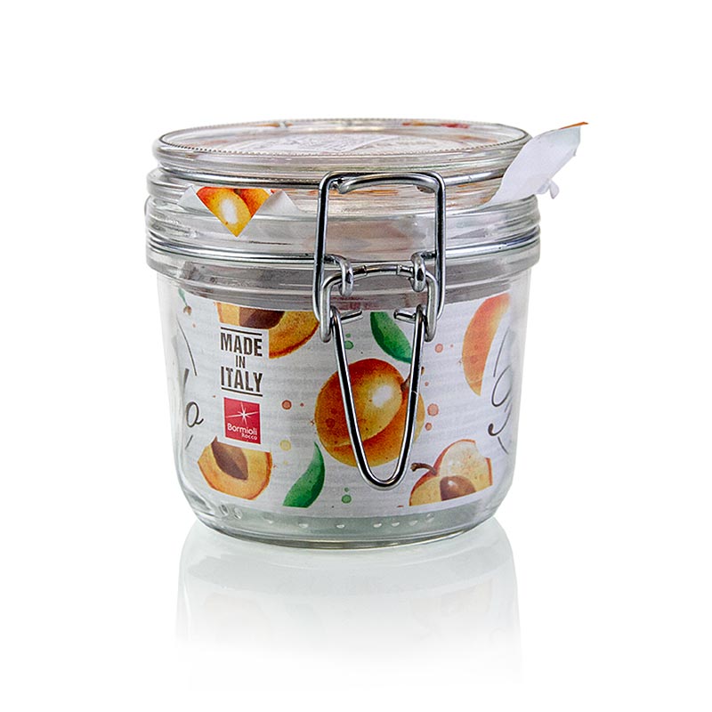 Suspension en verre - Soupière Fido, 350 ml, ronde, avec caoutchouc, 1 pcs - bocal en verre avec joint en caoutchouc, adapté à la conservation des aliments
