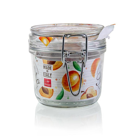 Suspension en verre - Soupière Fido, 350 ml, ronde, avec caoutchouc, 1 pcs - bocal en verre avec joint en caoutchouc, adapté à la conservation des aliments