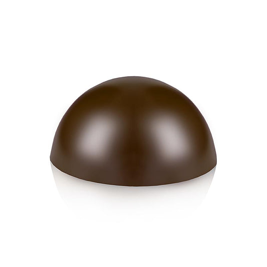 Grand moule à chocolat noir de 900g en forme de demi-sphère, mesurant 80x40mm, avec 45 pièces