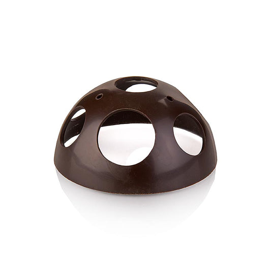 Moule à galaxie demi-sphère en chocolat noir, grand format, 80x40mm de diamètre, 590 grammes, 45 pièces