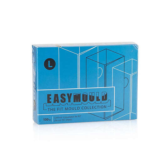 Easymould Cuadrado, carré, ø2x2x8cm, 100% Chef (60/0009), 100 pcs. 