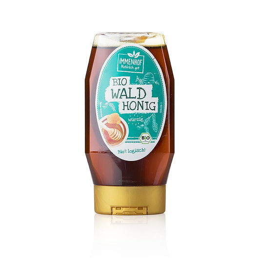 Miel de forêt Breitsamer Immenhof, bouteille à presser, bio, 350 g - Miel bio en bouteille à presser, 350 grammes