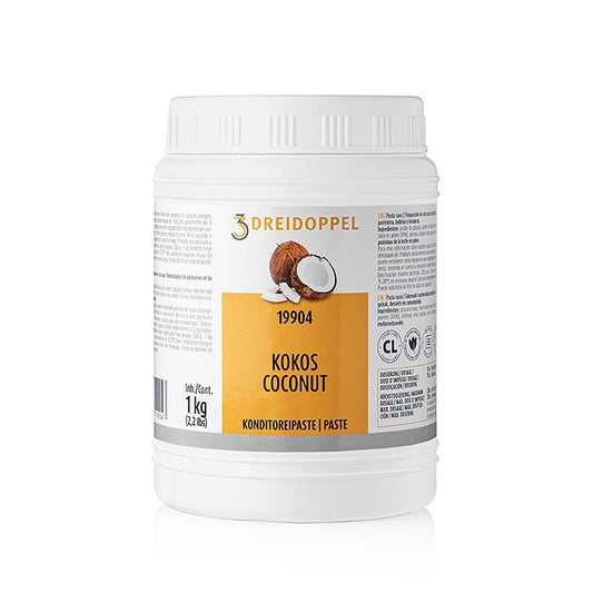 Pâte de coco, Dreidoppel, No199, 1 kg - pâte de coco de haute qualité pour la pâtisserie et les desserts
