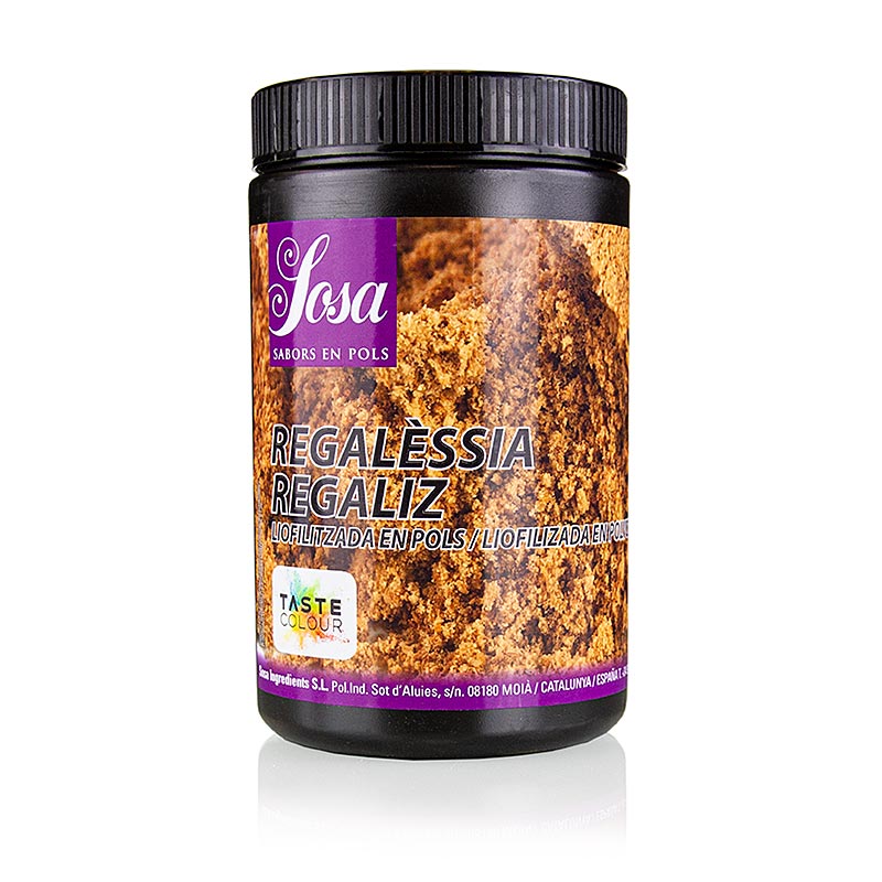Paquet de 400 g de réglisse en poudre Sosa (38615) à l'arôme riche et aromatique