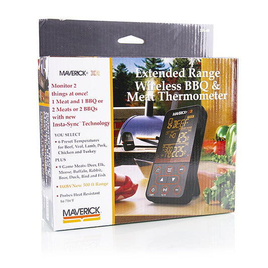 Thermomètre digital pour BBQ sans fil et viande, XR-40 (radio), Maverick, 1 pc