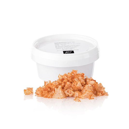 Sel de mer biologique au piment en forme de pyramide de 100 g, originaire de Chypre et produit par Petros