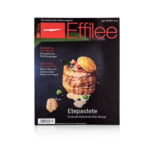 Effilee - Magazine sur l'alimentation et l'art de vivre, numéro 50, 1 pièce - un magazine sur l'alimentation et l'art de vivre magnifiquement conçu, parfait pour les amateurs de cuisine et ceux qui recherchent une vie équilibrée.