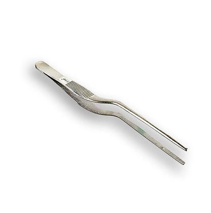 Pince à épiler, double courbure, 14cm, acier inoxydable, Triangle Tool, 1 pièce