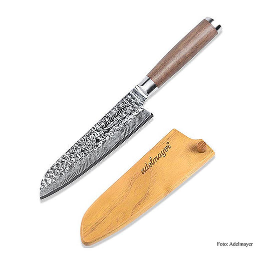 Couteau Santoku Adelmayer 175cm Damas, un outil de cuisine polyvalent et de haute qualité