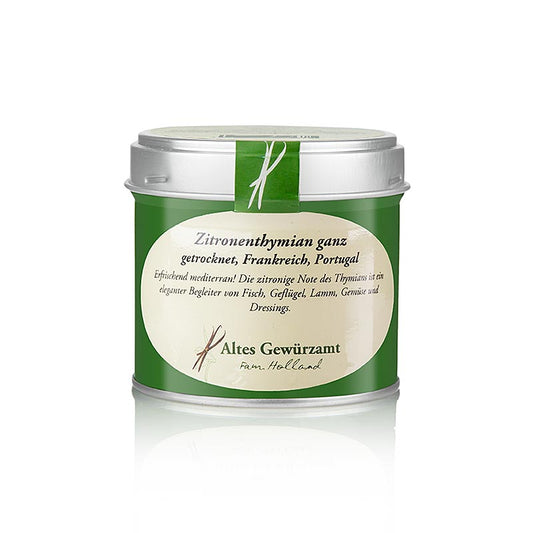 Thym citron séché de Altes Gewürzamt, 18 g, idéal pour la cuisine