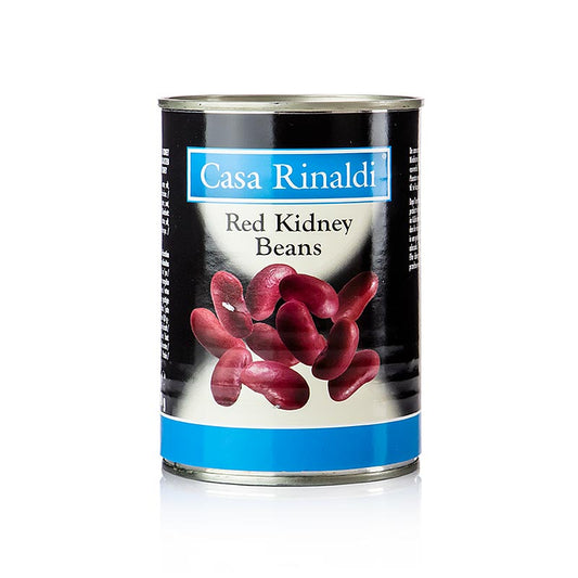 Haricots rouges, Casa Rinaldi, 400 g, un produit en conserve de haute qualité, idéal pour ajouter des protéines et de la saveur à vos plats préférés.
