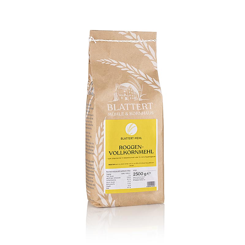 25 kg de farine de seigle complète de Blattert Mühle