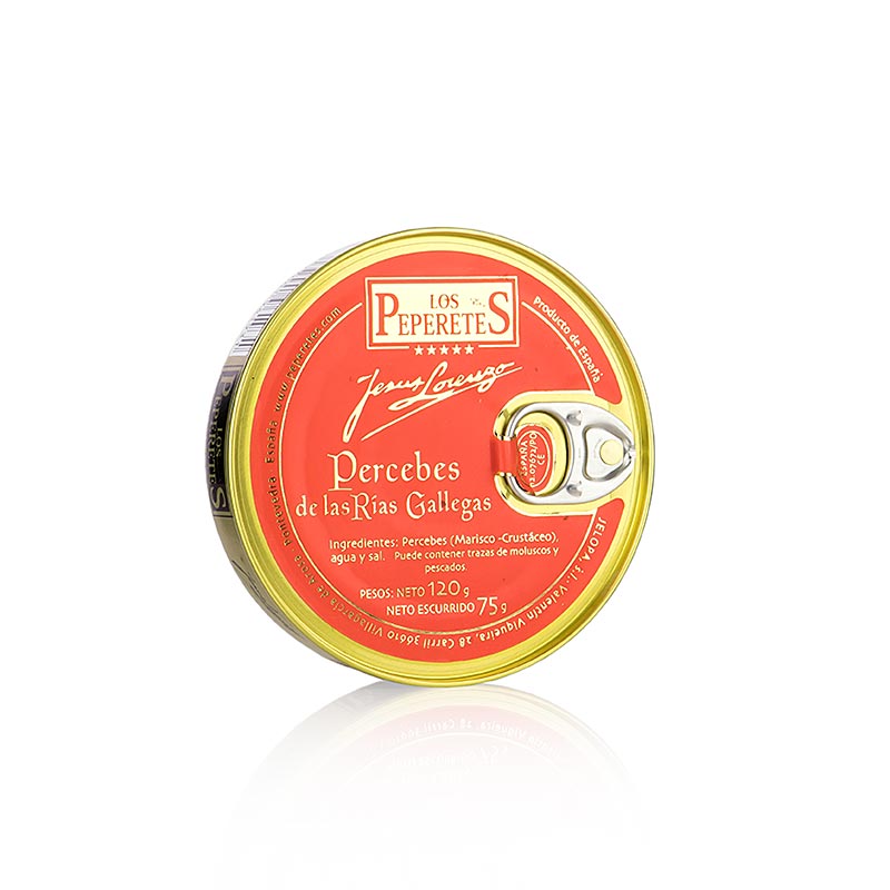 Coquilles Saint-Jacques de canard fraîches et délicieuses - Percebes de Galicia de Jelo, Los Peperetes, 120 g