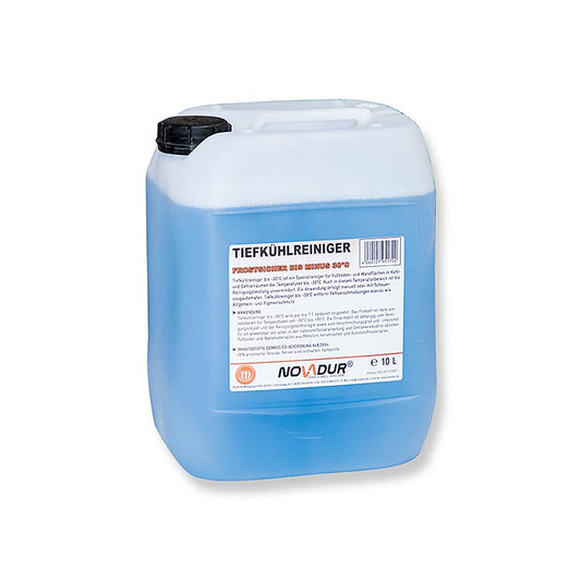 Novadur freezer cleaner, 10 litres, solution de nettoyage puissante et efficace pour les surfaces gelées