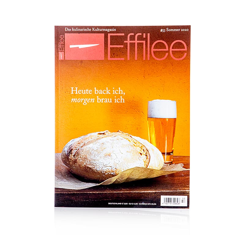 Couverture d'Effilee - Magazine de l'alimentation et de la vie, numéro 53, 1 pièce, avec des plats savoureux et des articles intéressants sur l'alimentation et l'art de vivre.