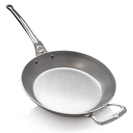 deBUYER Mineral B Element Pro 32cm poêle à frire, 1 pièce, idéale pour la cuisine professionnelle et domestique avec son design durable et de haute qualité