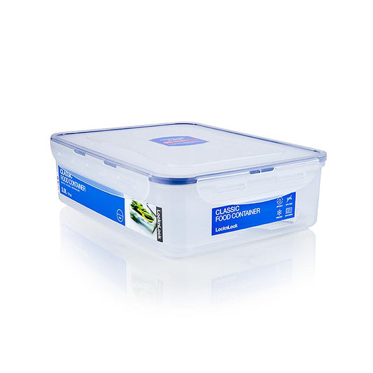 Bac fraîcheur Lock&Lock 3,9 L (HPL834) rectangulaire avec grille d'égouttage, idéal pour conserver la fraîcheur des aliments, dimensions 295x230x84mm