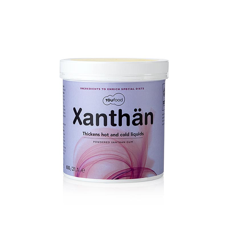 Image du produit TÖUFOOD XANTHÄN, un épaississant à base de gomme xanthane, emballé dans un pot de 600g