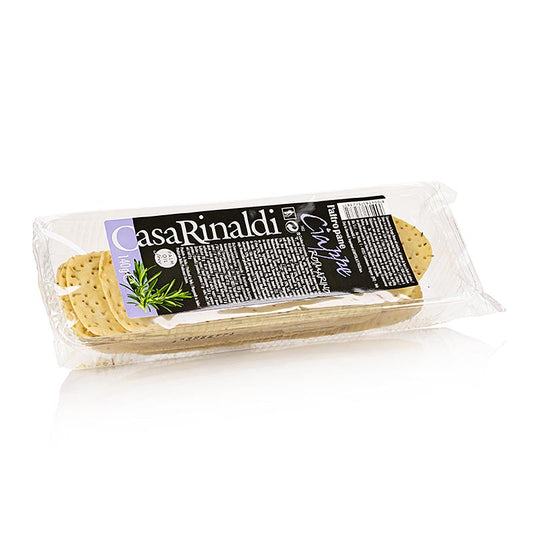 Ciabattine italiennes fraîchement cuites au romarin, par Casa Rinaldi - pâte à pain plate, 140 g