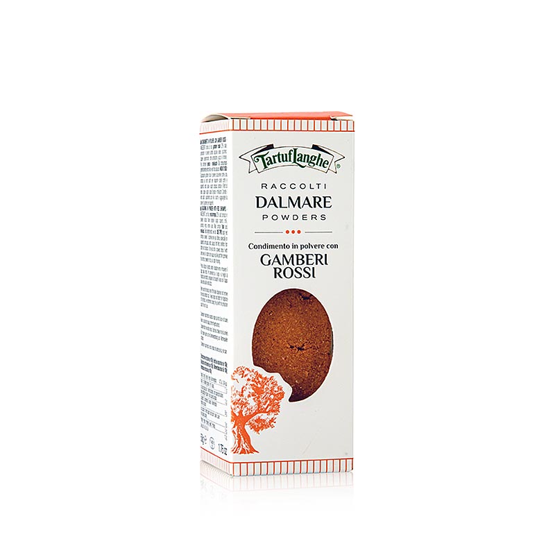 Poudre de crevettes rouges séchées de Tartuflanghe DALMARE®, emballage de 50 g