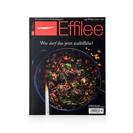 Effilee - Magazine sur l'alimentation et l'art de vivre, numéro 55, 1 pièce - couverture de magazine sur l'alimentation et l'art de vivre