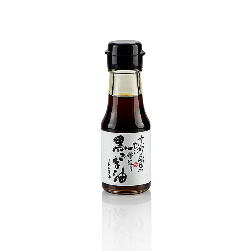 Yamada 65 ml d'huile de sésame noir grillé dans une bouteille en verre