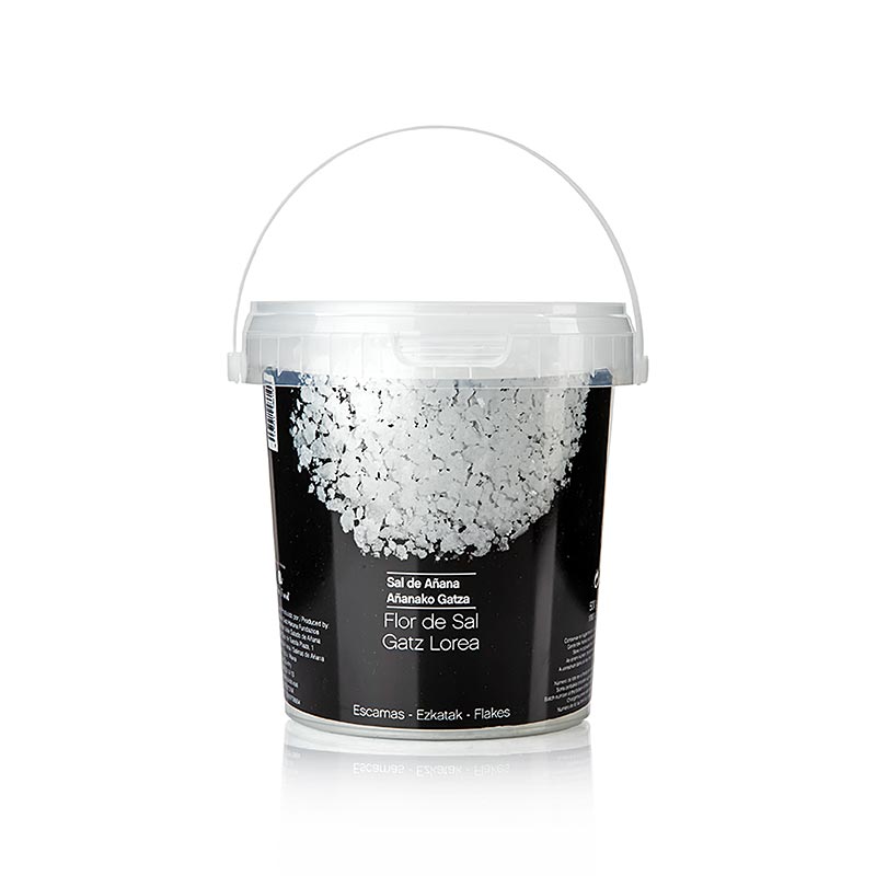 Sel marin espagnol de Flor de Sal de Añana, paquet de 500 g, extrait naturellement