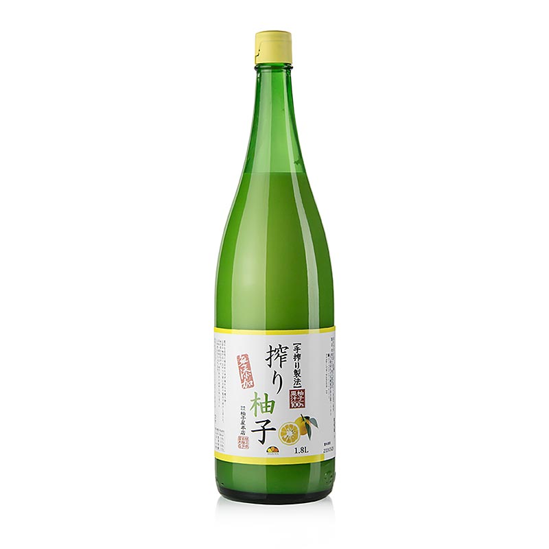 Le jus de Yuzu, un jus d'agrumes naturel et rafraîchissant à 100 %, dans une bouteille pratique de 18 litres.