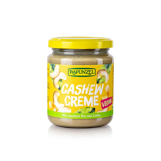 Organic 250g Rapunzel Cashew Cream, une pâte à tartiner crémeuse et délicieuse à base de noix