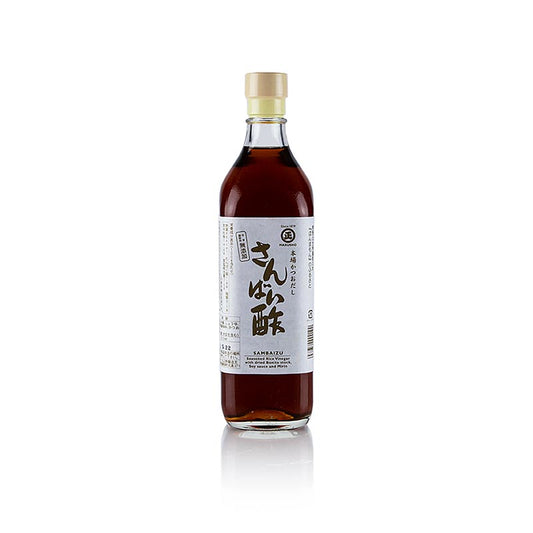 Vinaigre de bonite, Sanbaizu (vinaigre de dashi), condiment vinaigré traditionnel japonais, bouteille de 700 ml