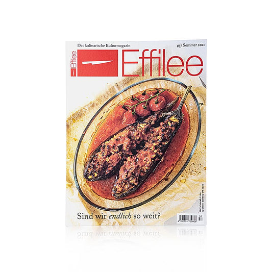Couverture de Effilee - Magazine for food and life, numéro 57, 1 pièce, avec de belles images de plats délicieux et des histoires inspirantes sur la nourriture et le style de vie.