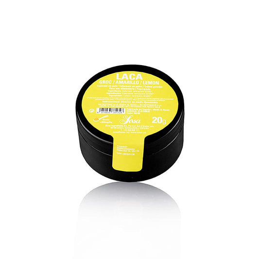 Colorant alimentaire jaune liposoluble en poudre en emballage de 20 g (39446) par Sosa
