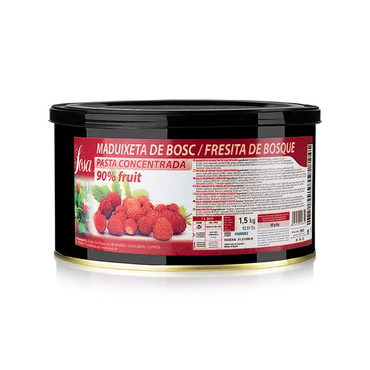 Sosa Pasta - Fraise des bois (37278), 15 kg - Pâtes épaisses et savoureuses à base de fraises des bois