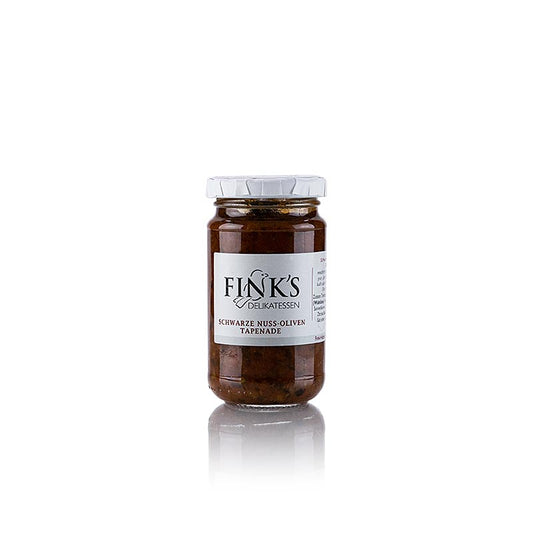200 g de tapenade d'olives aux noix noires Fink's Delikatessen en bocal